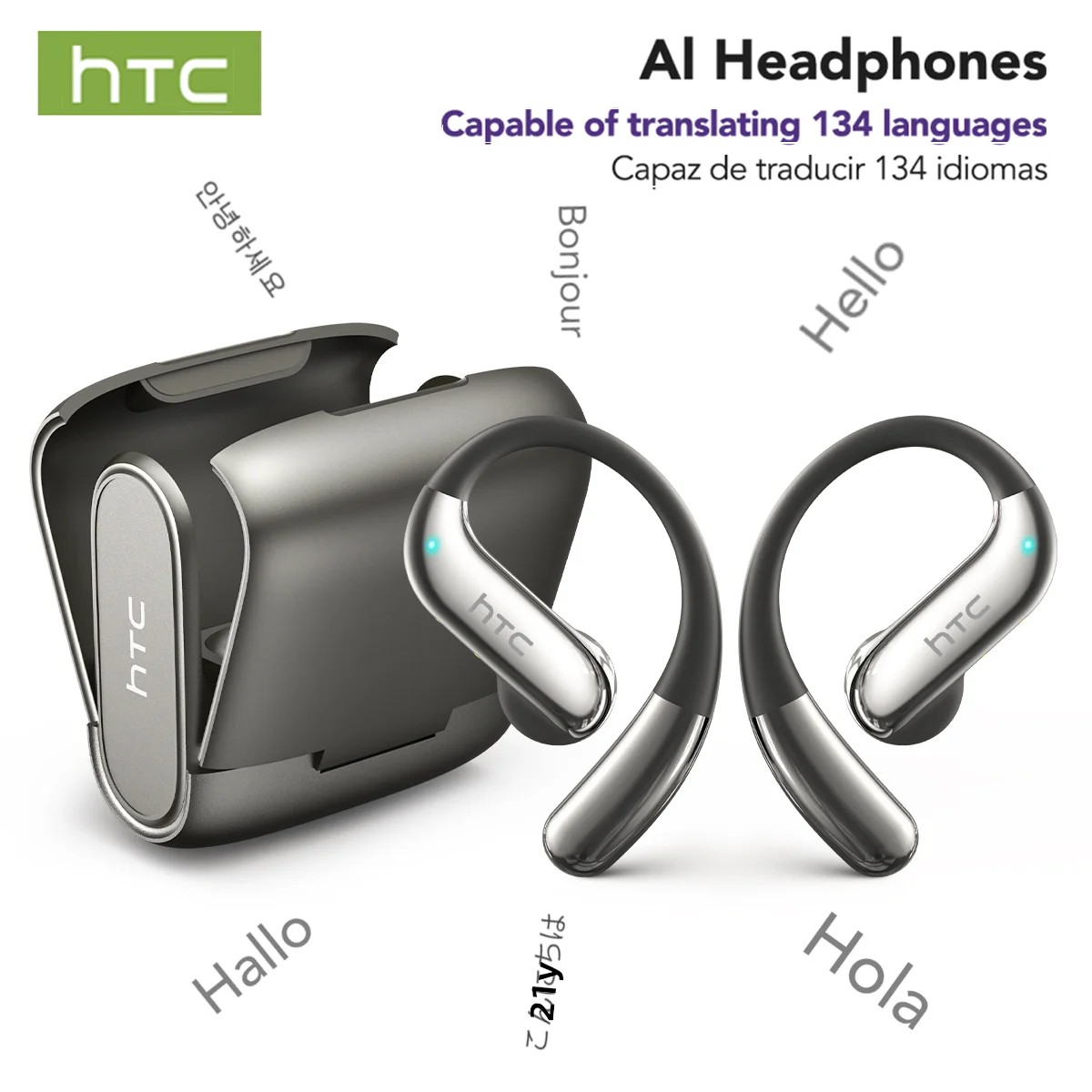 Wired Earphone Lightning - HTC NE23 auriculares Bluetooth V6.0 OWS