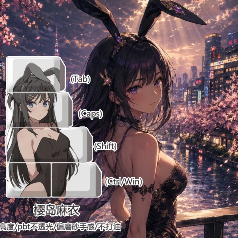 Tablet Cute Accessories - Nuevas teclas de anime con tema