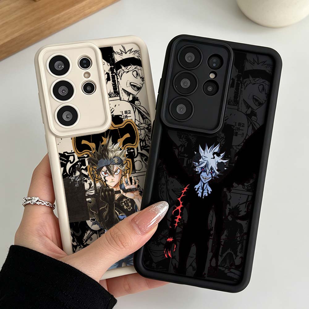 Samsung Galaxy S24 - Funda de silicona Black Clover Cool