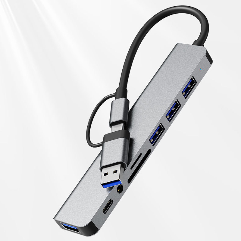 Hub USB Tipo-C 3.0 8 en 1 con  - Usb Hub Type C reseña y precio