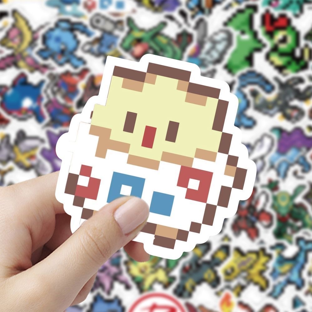 60 pegatinas de Pokémon Pixel, - Tablet Cute Accessories reseña y precio