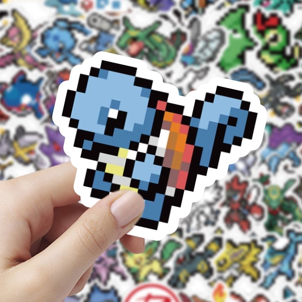 60 pegatinas de Pokémon Pixel, - Tablet Cute Accessories reseña y precio