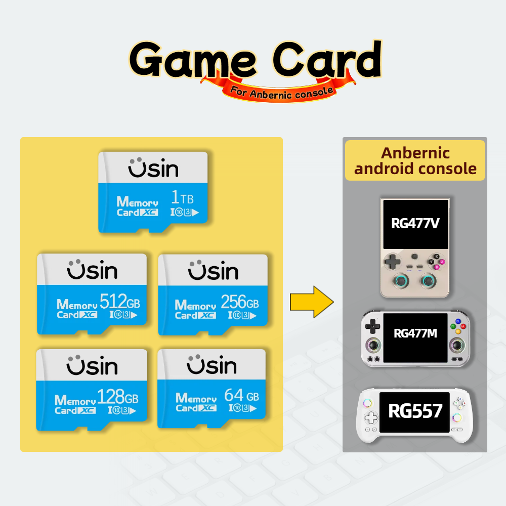 Tarjeta SD para juegos Anberni - Android Tablet Gaming Accessories reseña y precio