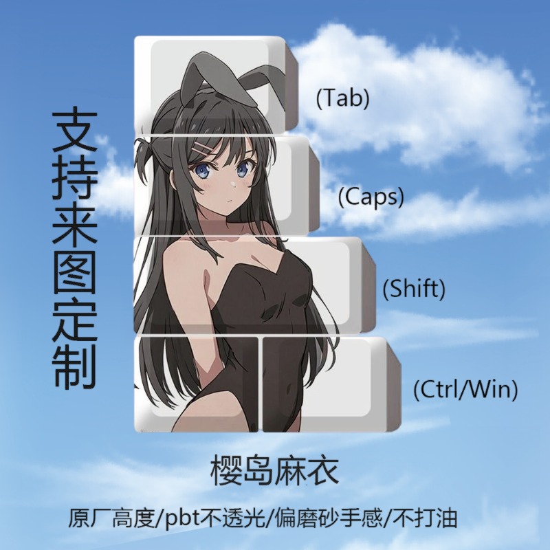 Nuevas teclas de anime con tem - Tablet Cute Accessories reseña y precio
