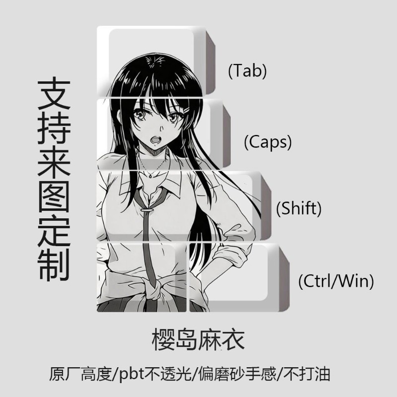Nuevas teclas de anime con tem - Tablet Cute Accessories reseña y precio