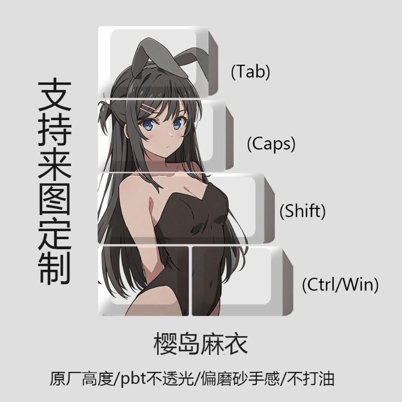 Nuevas teclas de anime con tem - Tablet Cute Accessories reseña y precio