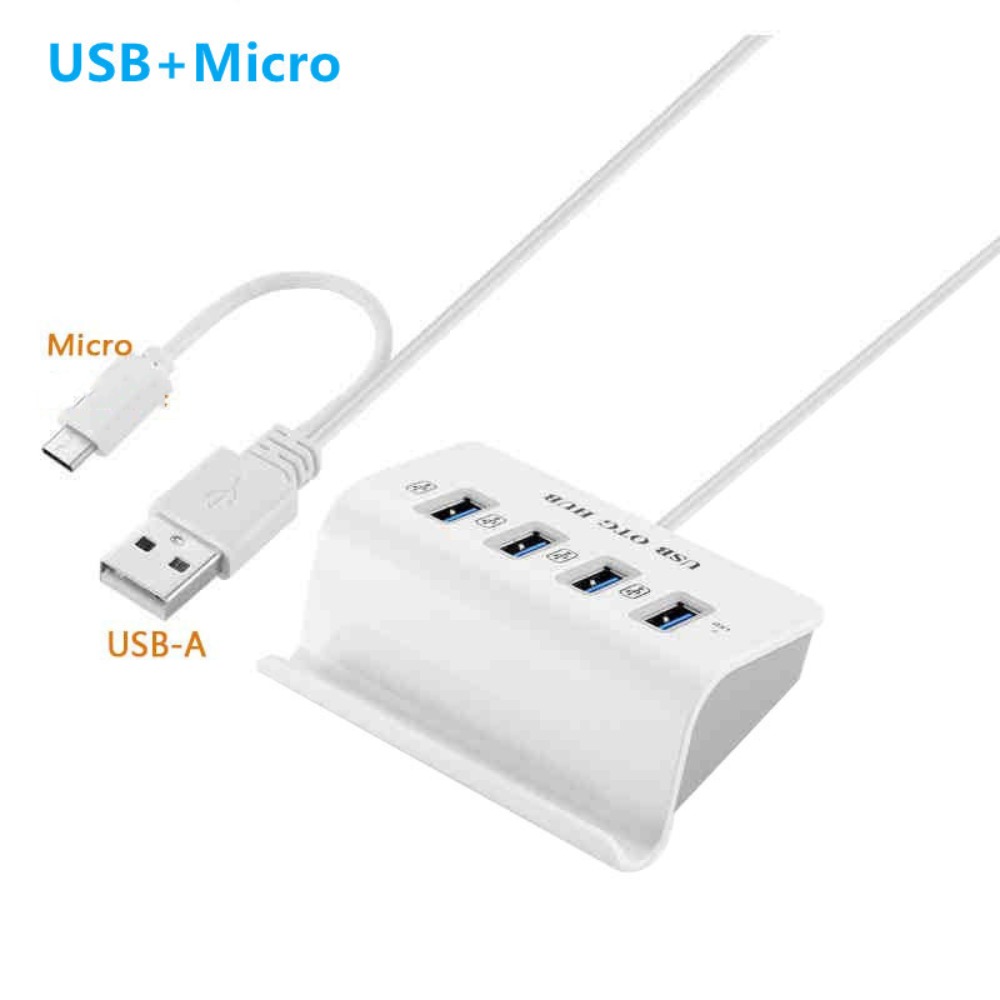 Hub OTG USB, Hub OTG USB2.0 4  - Usb Hub Type C reseña y precio
