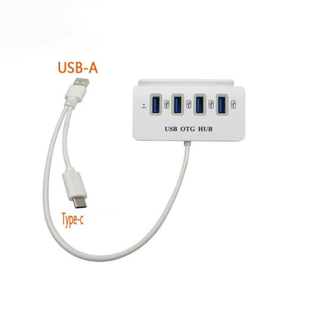 Hub OTG USB, Hub OTG USB2.0 4  - Usb Hub Type C reseña y precio