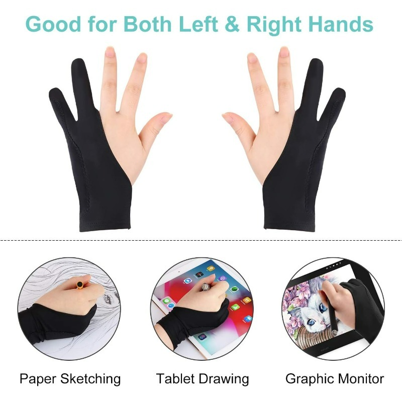 Guantes de dibujo antitáctil d - Drawing Glove Artist reseña y precio