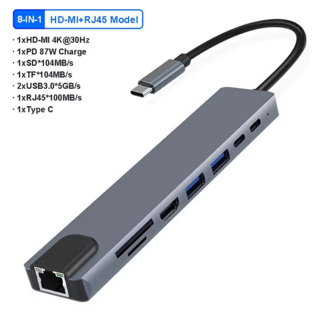Hub de acoplamiento 4/7/8/11 e - Usb Hub Type C reseña y precio