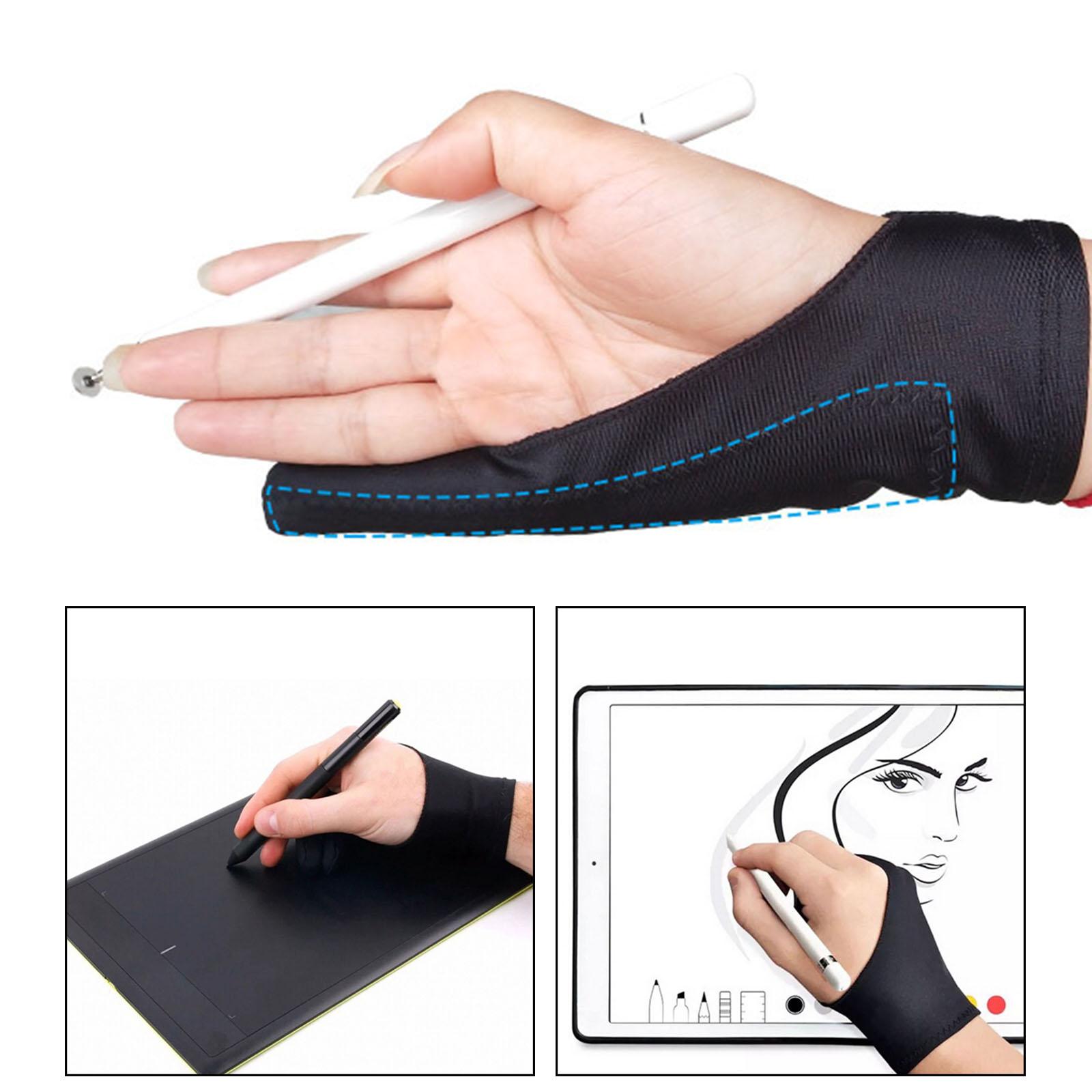 Guante de dos dedos para artis - Drawing Glove Artist reseña y precio