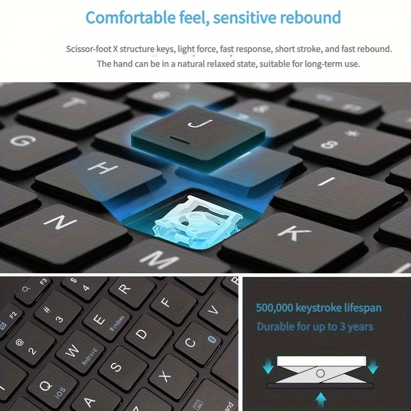 Teclado Inalámbrico Bluetooth, - Android Tablet Gaming Accessories reseña y precio