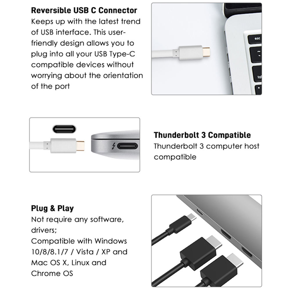 Adaptador de Hub USB Tipo C Mu - Usb Hub Type C reseña y precio