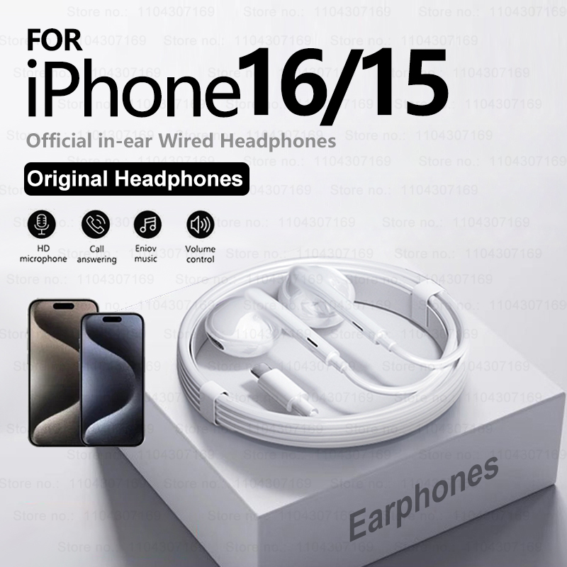 Auriculares con cable para iPh - Wired Earphone Lightning reseña y precio