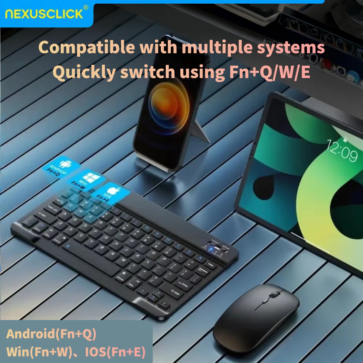 Teclado Inalámbrico Bluetooth  - Android Tablet Gaming Accessories reseña y precio